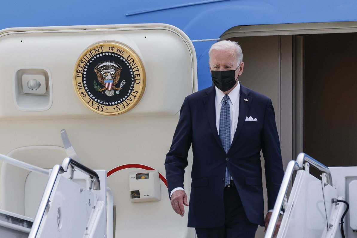 ASV prezidents Džo Baidens ierodas Japānā (22.05.2022)