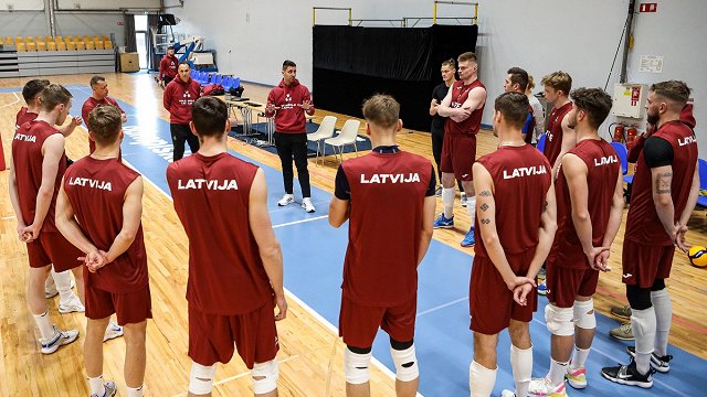 Latvijas volejbolistiem priekšā pēdējais eksāmens Eiropas Zelta līgā