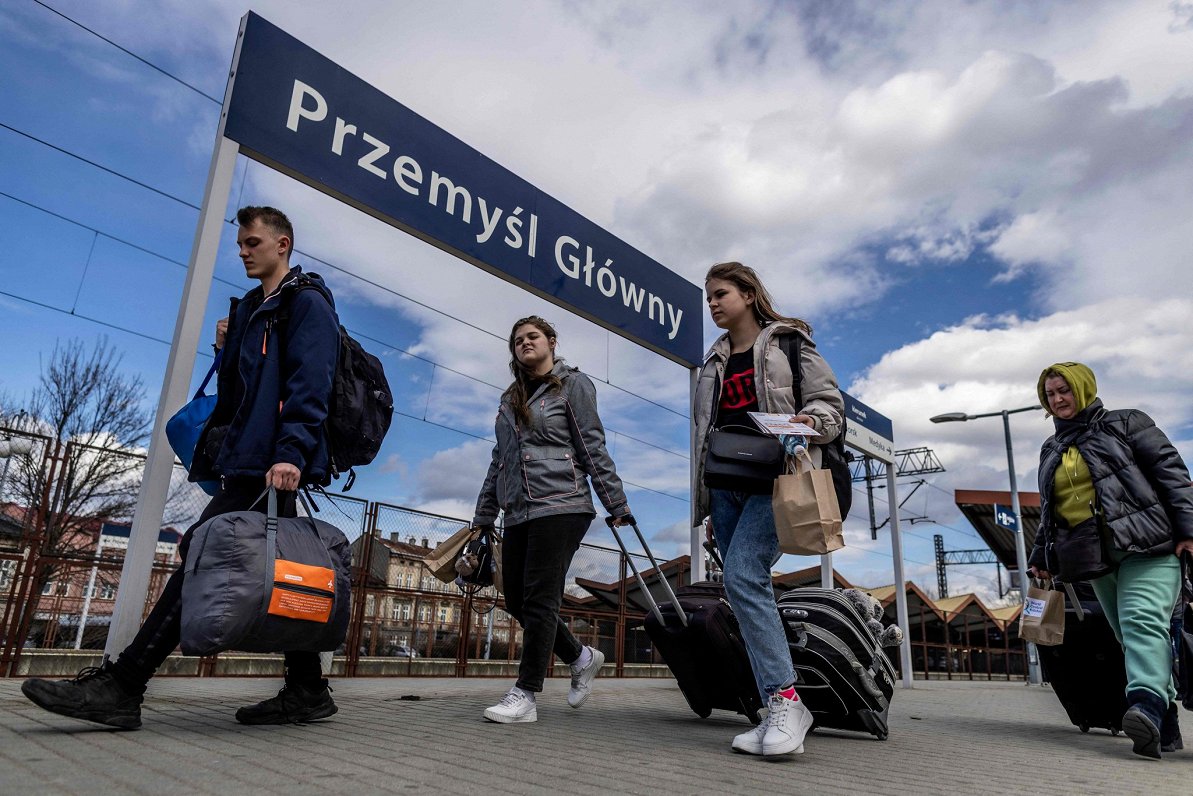 Ukrainas kara bēgļi Polijā