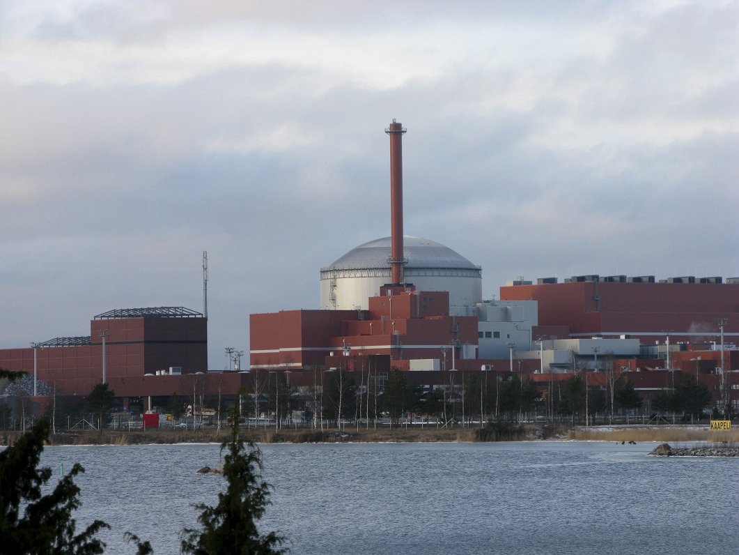 Olkiluoto atomelektrostacijā Eurajoki pilsētā, Somijā.