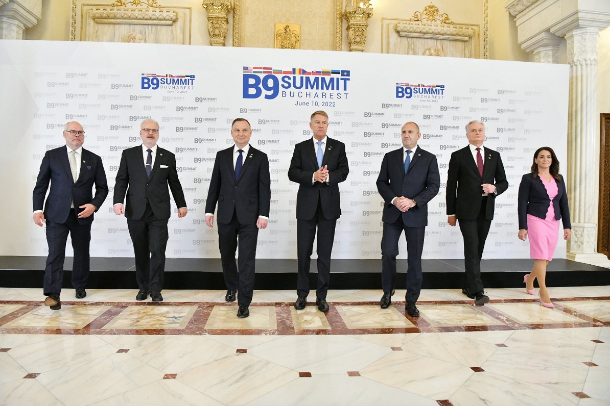 Bukarestes deviņnieka valstu vadītāju sanāksme (10.06.2022)
