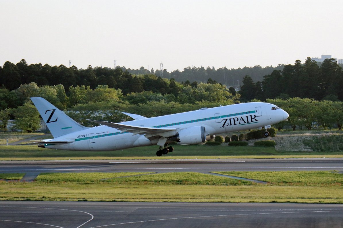 Japānas lidsabiedrība &quot;Zipair&quot; atteiksies no Z burta savā logo