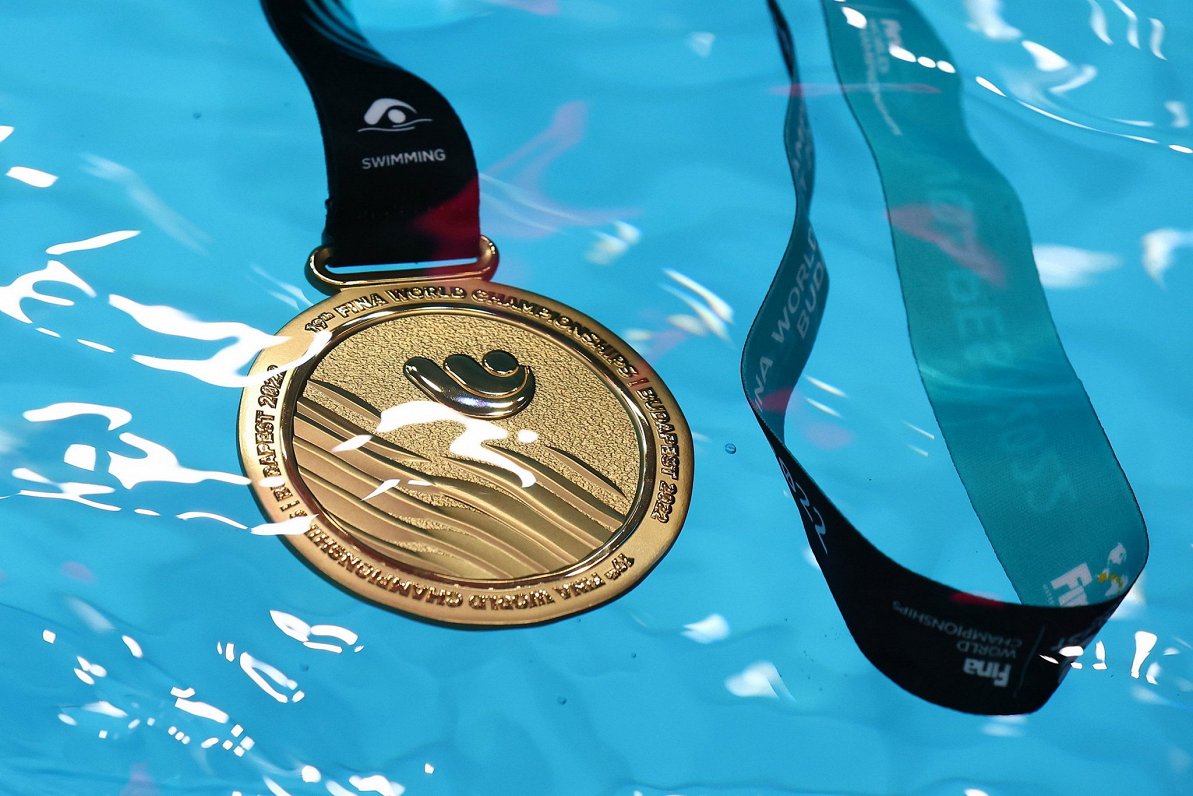 Pasaules čempionāta peldēšanā medaļa sacensību baseinā Budapeštā