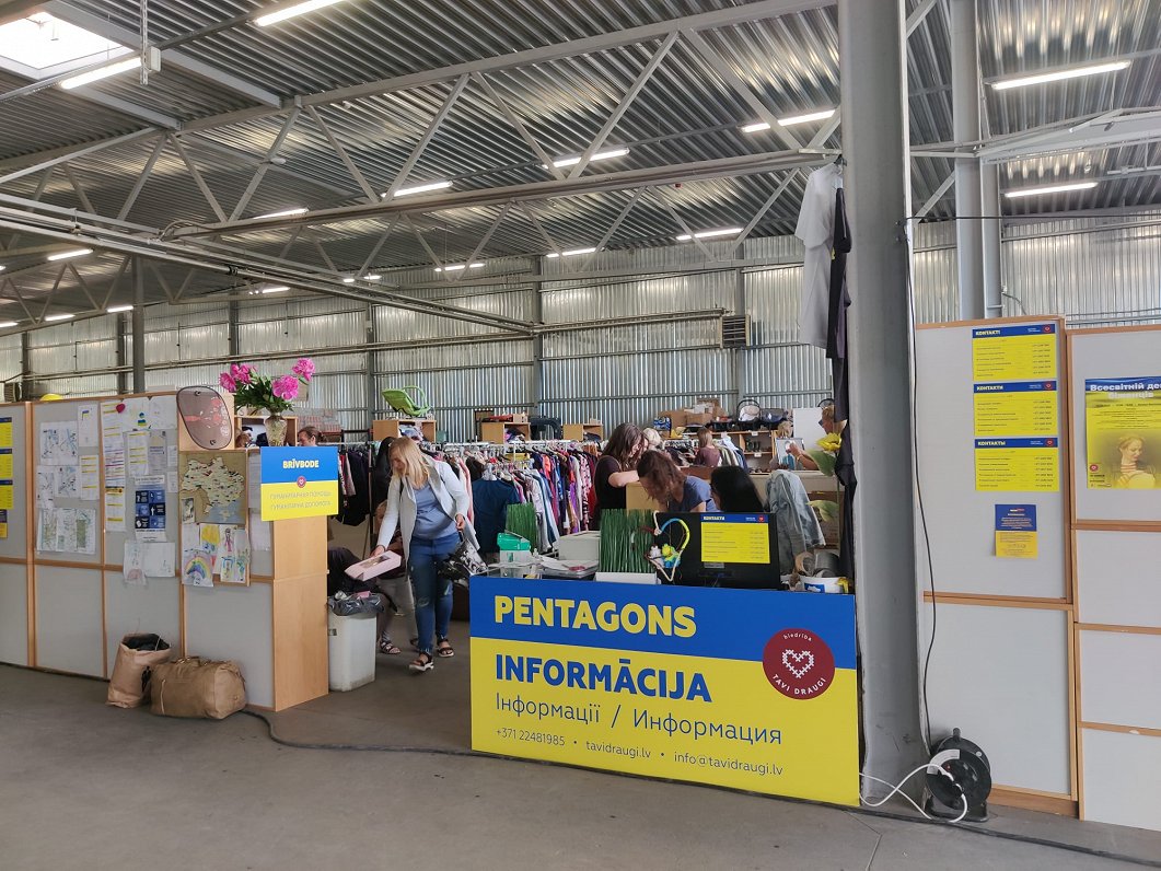 Ukrainas kara bēgļu palīdzības centrs Ventspilī