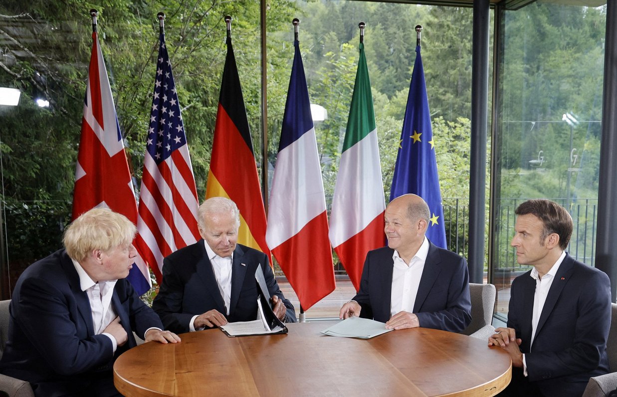 G7 valstu līderi sanāksmē Vācijā