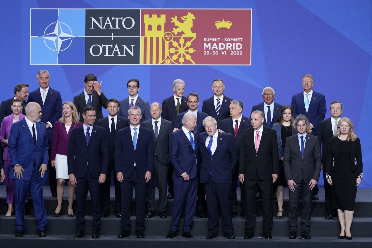 NATO dalībvalstu līderi sanāksmē Madridē