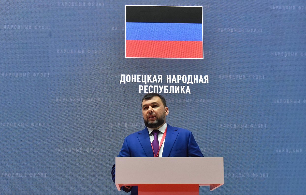 Krievijas izveidotās Doneckas &quot;tautas republikas&quot; līderis Deniss Pušiļins