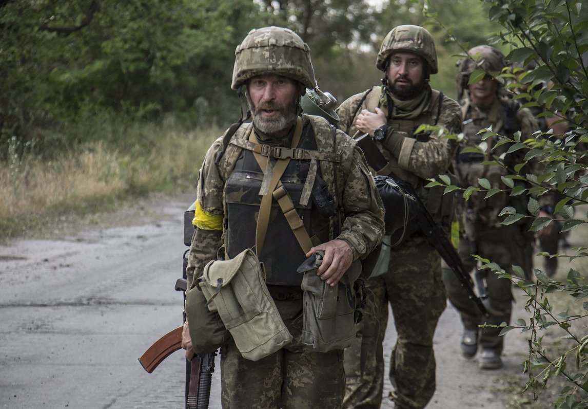 Ukrainas karavīri Luhanskas apgabalā