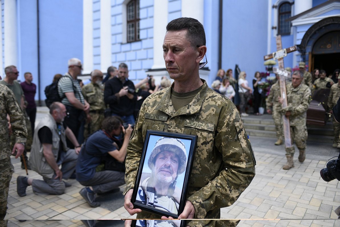 Прощание с солдатом. Украина, Киев, 14.06.2022