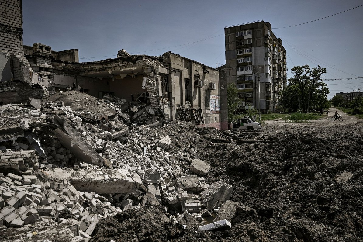 Разрушения в Лисичанске. Июль 2022 года