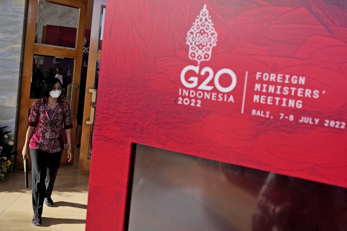 Bali uz tikšanos pulcējas G20 valstu ārlietu ministri