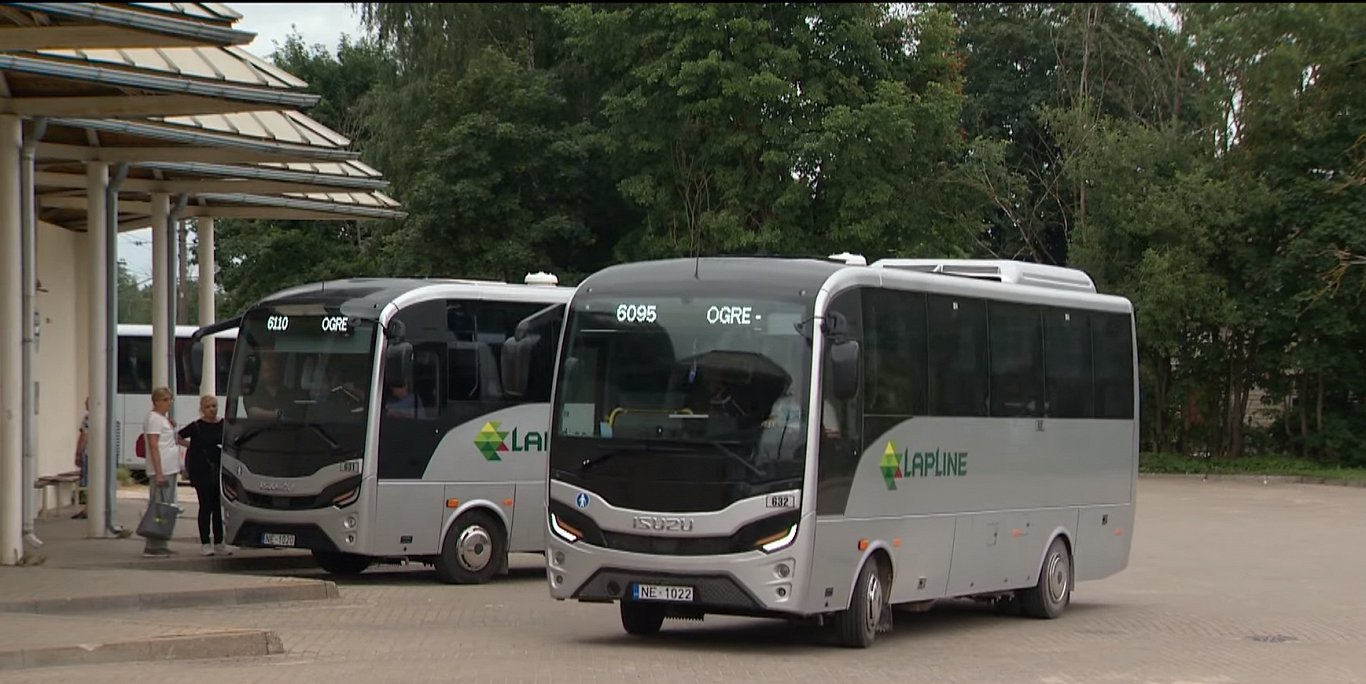Uzņēmuma „Liepājas autobusu parks” autobusi Ogrē