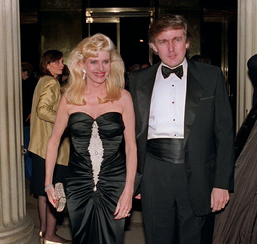 Donalds Tramps ar sievu Ivanu 1989. gadā