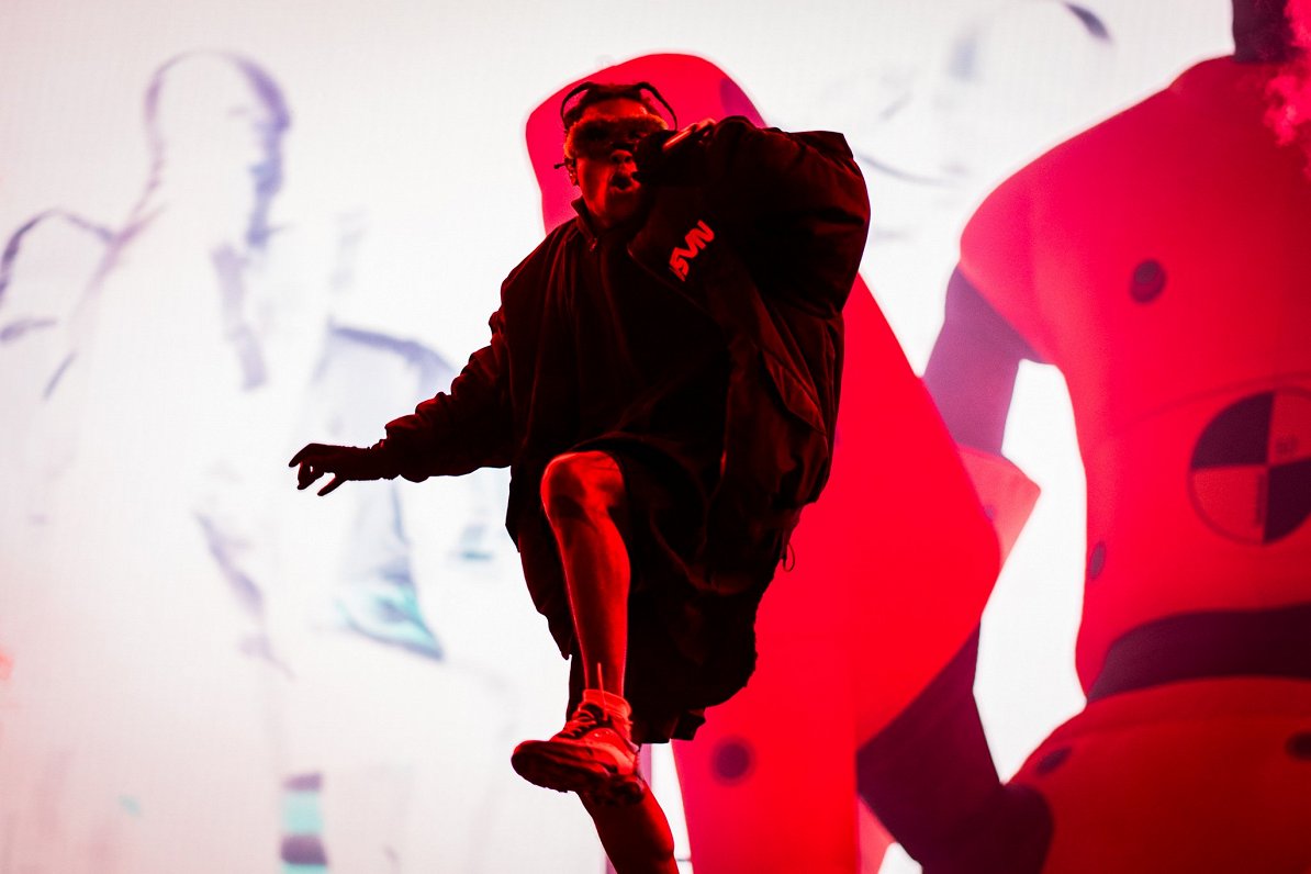 A$AP Rocky uzstāšanās mūzikas festivālā &quot;Positivus&quot;