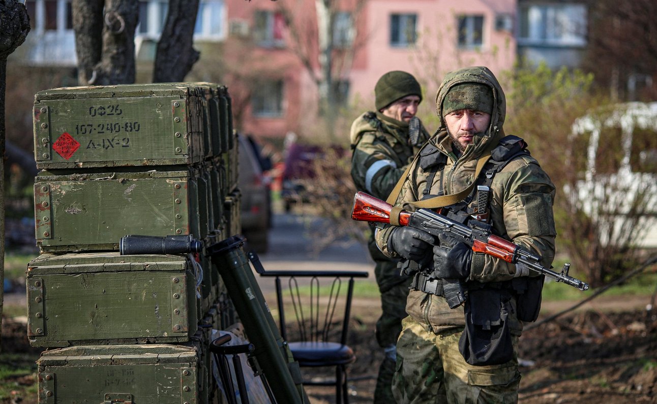 Čečenu vienības Krievijas armijā. 2022. gada pavasaris