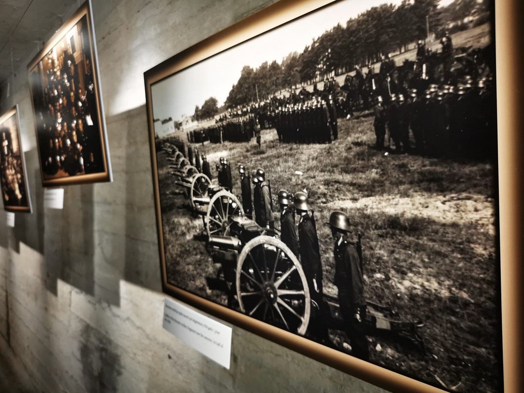 Latvijas Kara muzeja vēstures ekspozīcija Liepājas krasta artilērijas baterijā Nr. 2