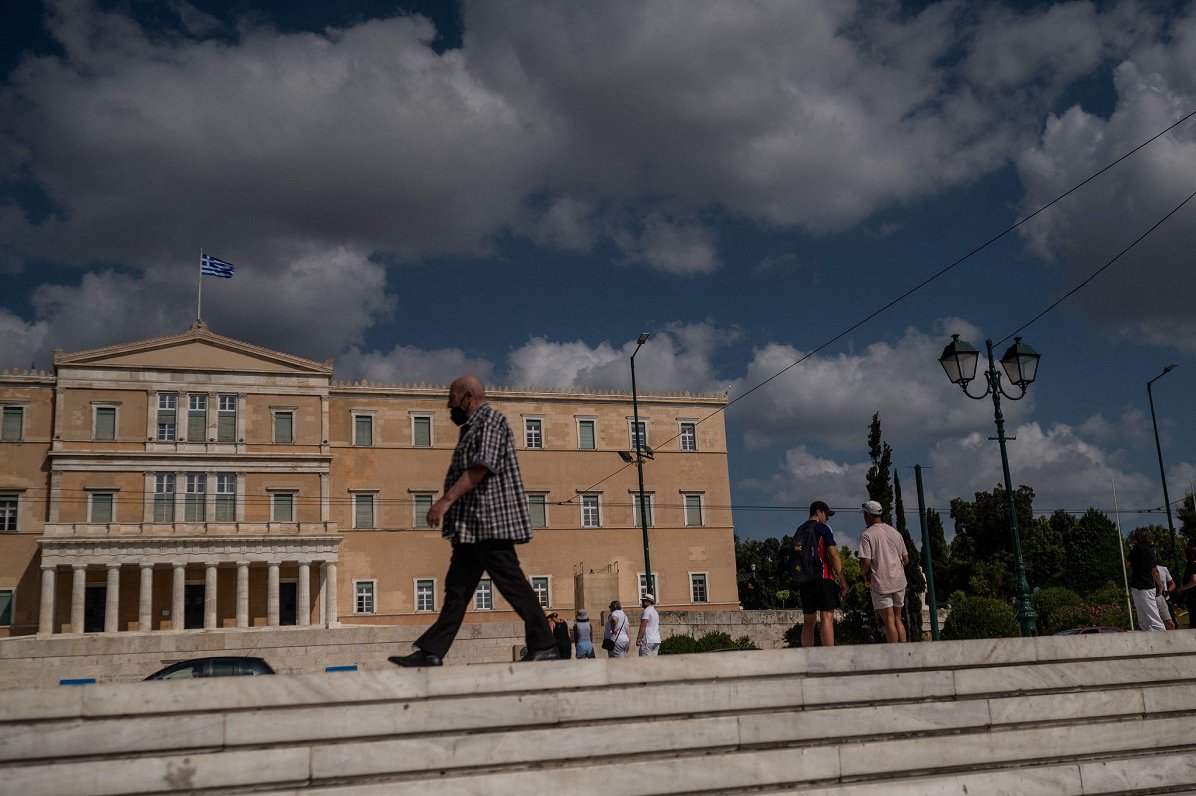 Grieķijas valdības ēka. 2022. gada 8. augusts.