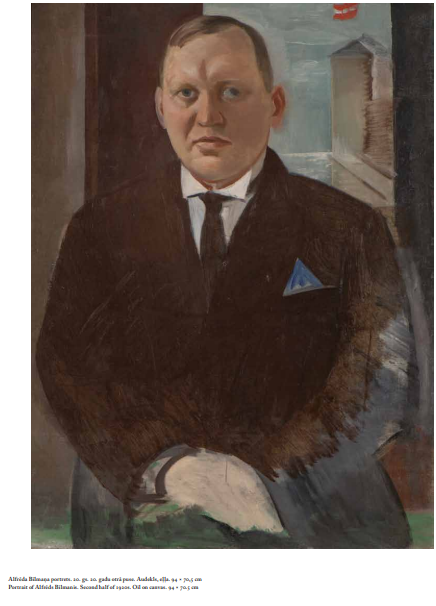 Romans Suta. Alfrēda Bīlmaņa portrets. 20. gs. 20. gadu otrā puse