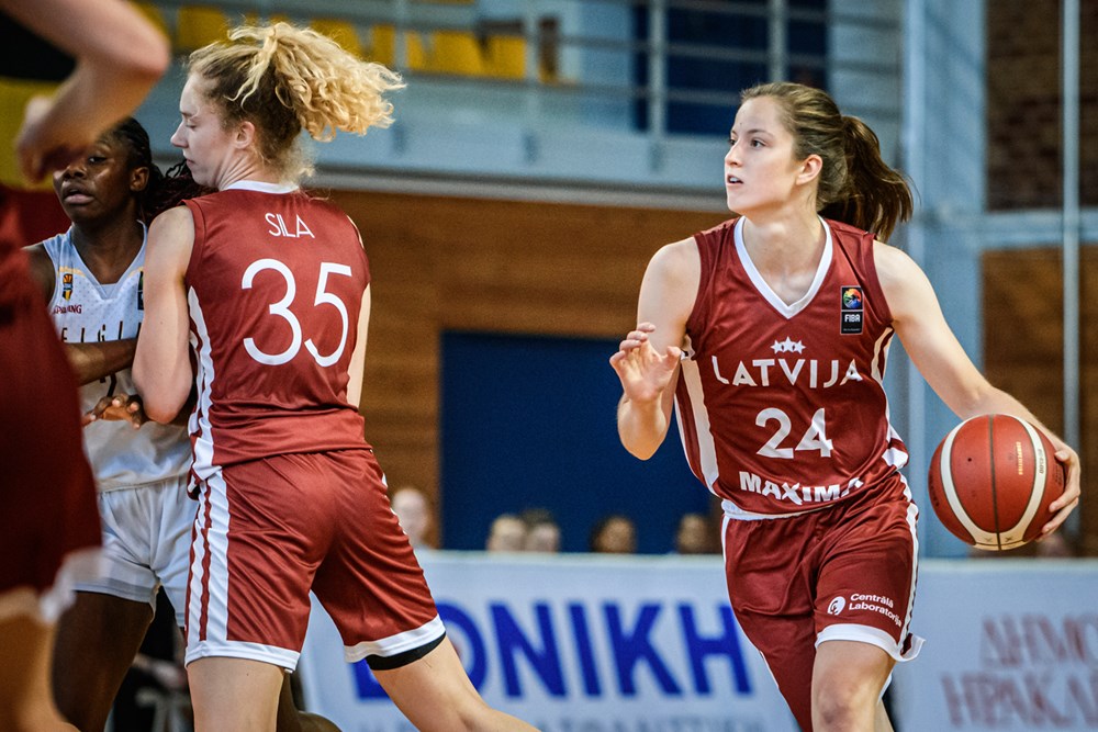 Latvijas basketbolistes ar uzvaru pār Beļģiju pietuvojas 9.vietai U-18 Eiropas čempionātā