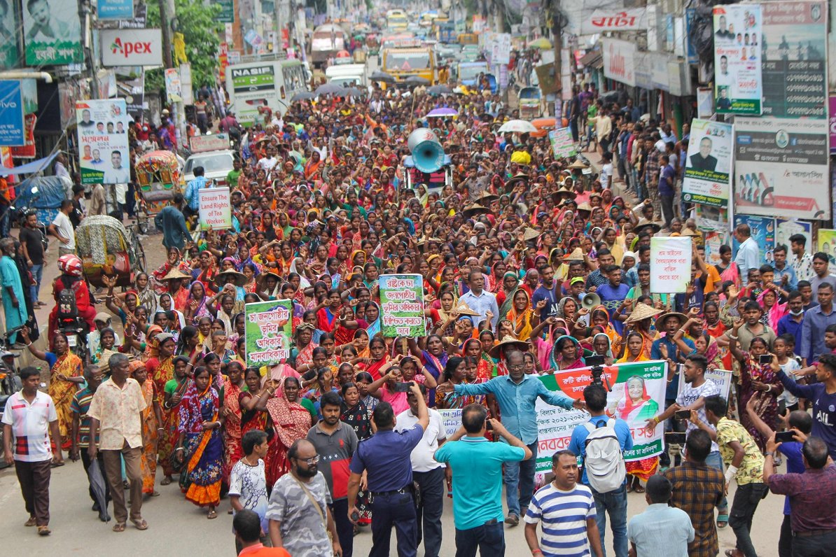 Tējas nozares streiks Bangladešā (13.08.2022.)
