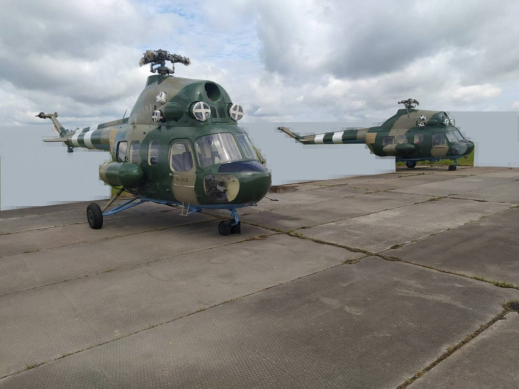 Mi-2 helicopters donated by Latvia to Ukraine