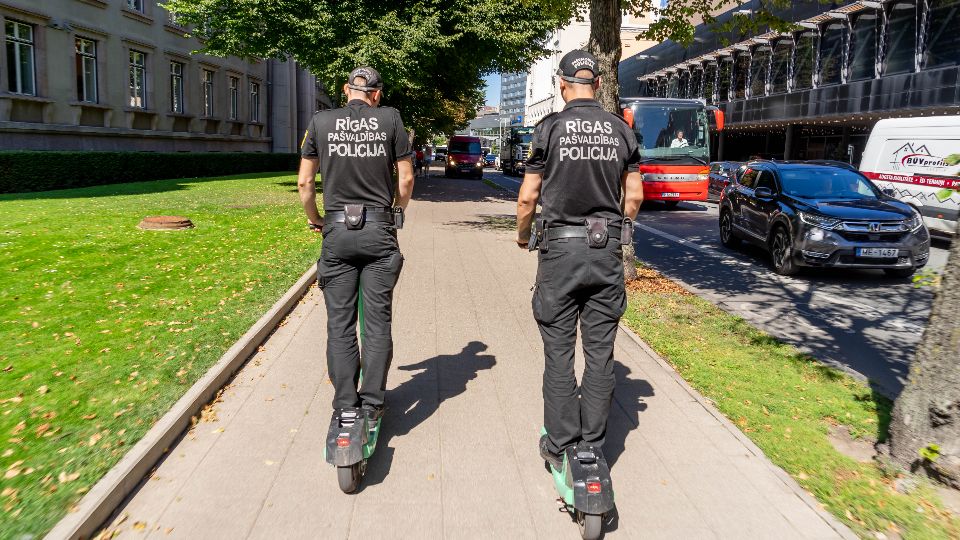 Муниципальная полиция Риги. Иллюстративное фото