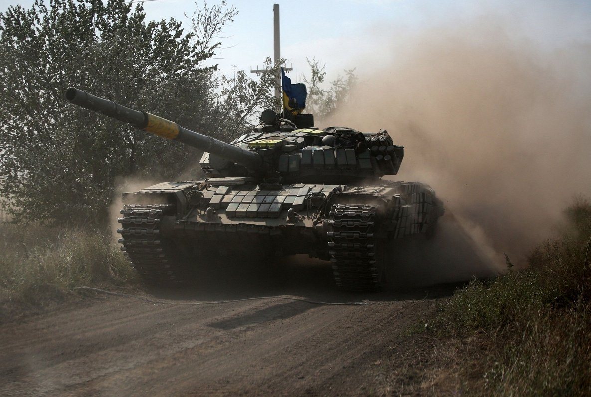 Ukraiņu tanks Doneckā