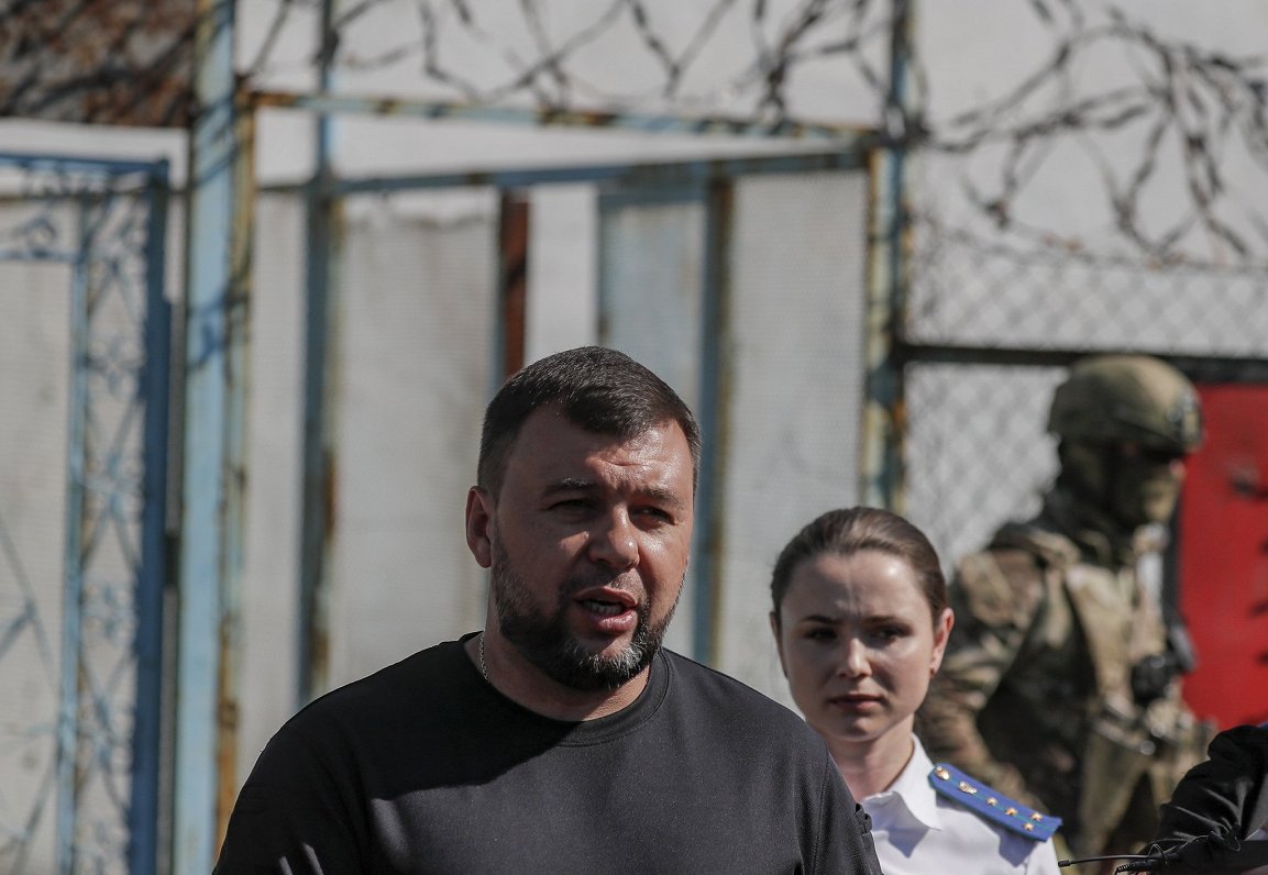 Krievu vietvaldis okupētajā Doneckā Deniss Pušiļins