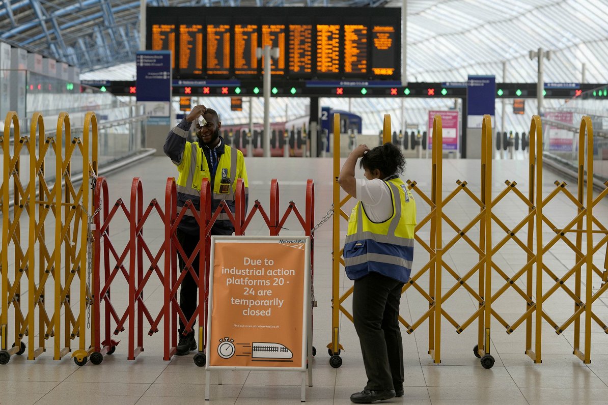 Lielbritānijas dzelzceļa darbinieku streiks