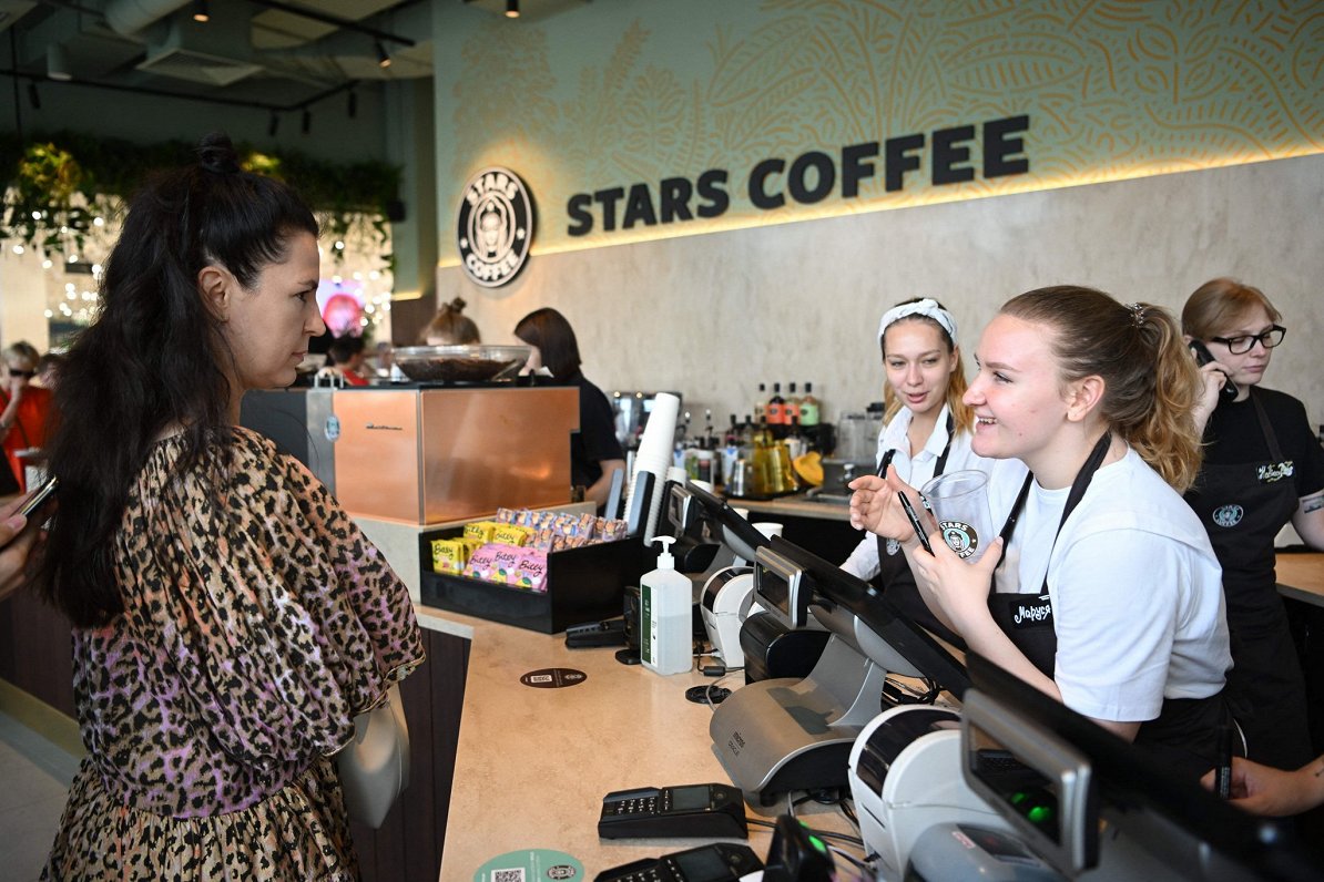 Kafejnīcu tīkla «Starbucks» aizstājējs Krievijā «Stars»