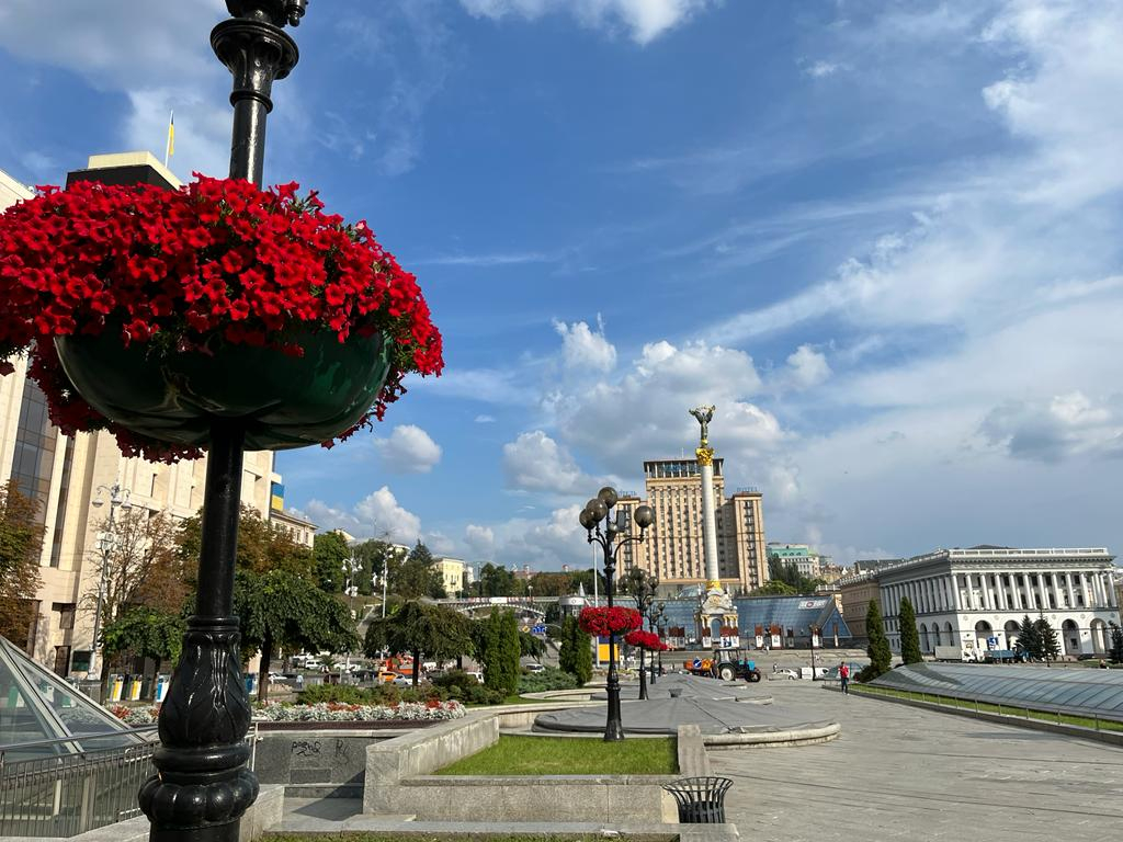 Ukrainas galvaspilsēta Kijiva, 2022.gada augusts.