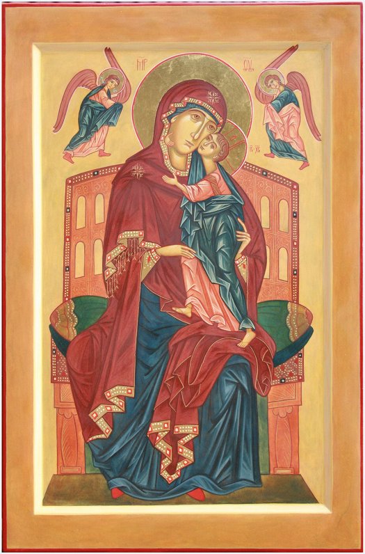 Dievmātes ikona Tolgas (gleznojusi Evija Rudzīte)
