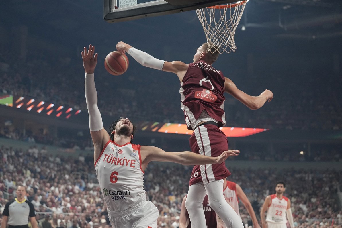 Latvijas un Turcijas basketbola izlašu spēle Pasaules kausa kvalifikācijā