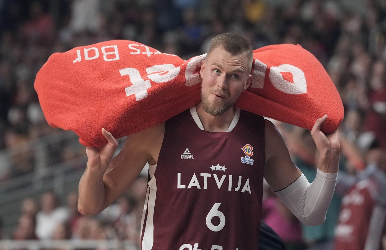 Kristaps Porziņģis pēc Latvijas basketbola izlases uzvaras pār Turciju