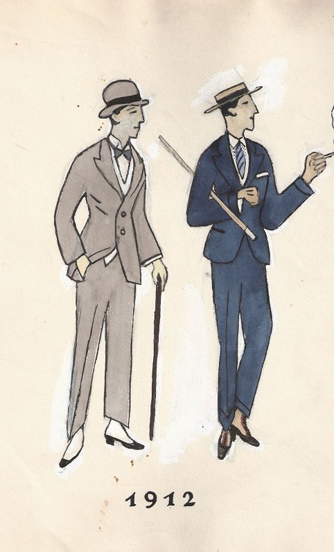 Jāzeps Grosvalds &quot;Divi vīrieši&quot; (1912)