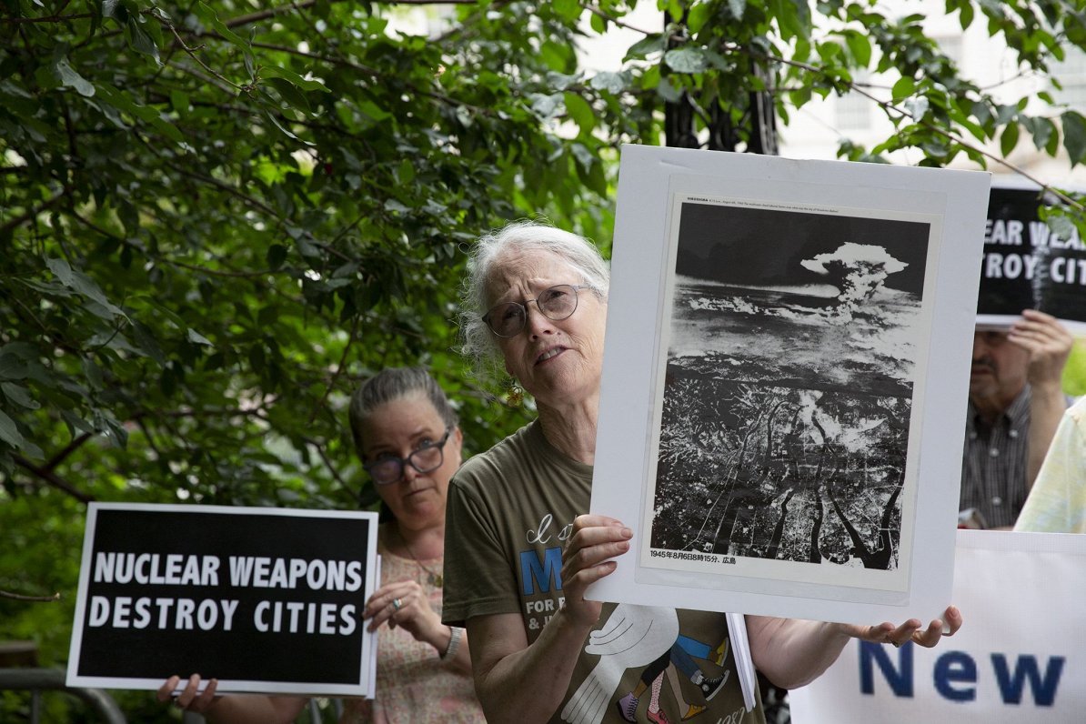 Protests 2022. gada 18. jūlijā pret kodolieroču izmantošanu ASV