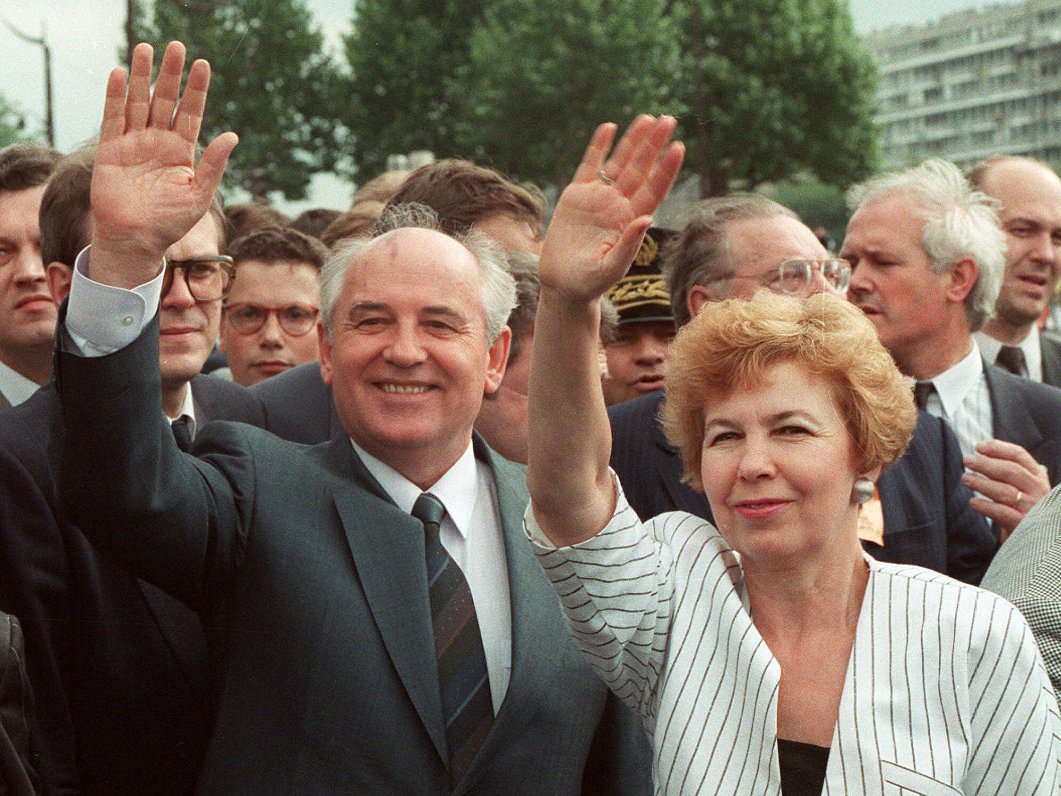 Михаил Горбачев с супругой Раисой