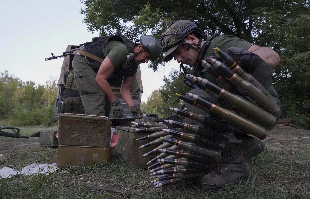 Ukraiņu karavīri Harkivā. 2022. gada 24. augusts.