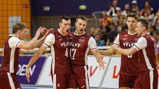 Latvijas volejbolisti ar uzvaru Austrijā sāk Eiropas čempionāta kvalifikāciju. Galvenie notikumi