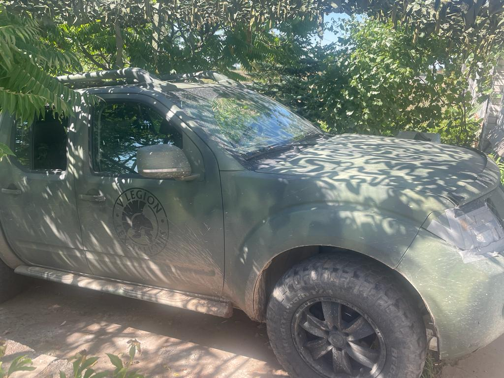Nu jau kritušā ukraiņu karavīra Andreja auto, kas sagādāta ar latviešu atbalstu