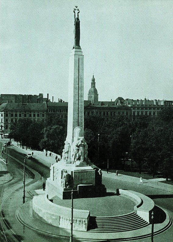 Kārlis Zāle. Brīvības piemineklis. Svinīga atklāšana 1935. gada 18. novembris