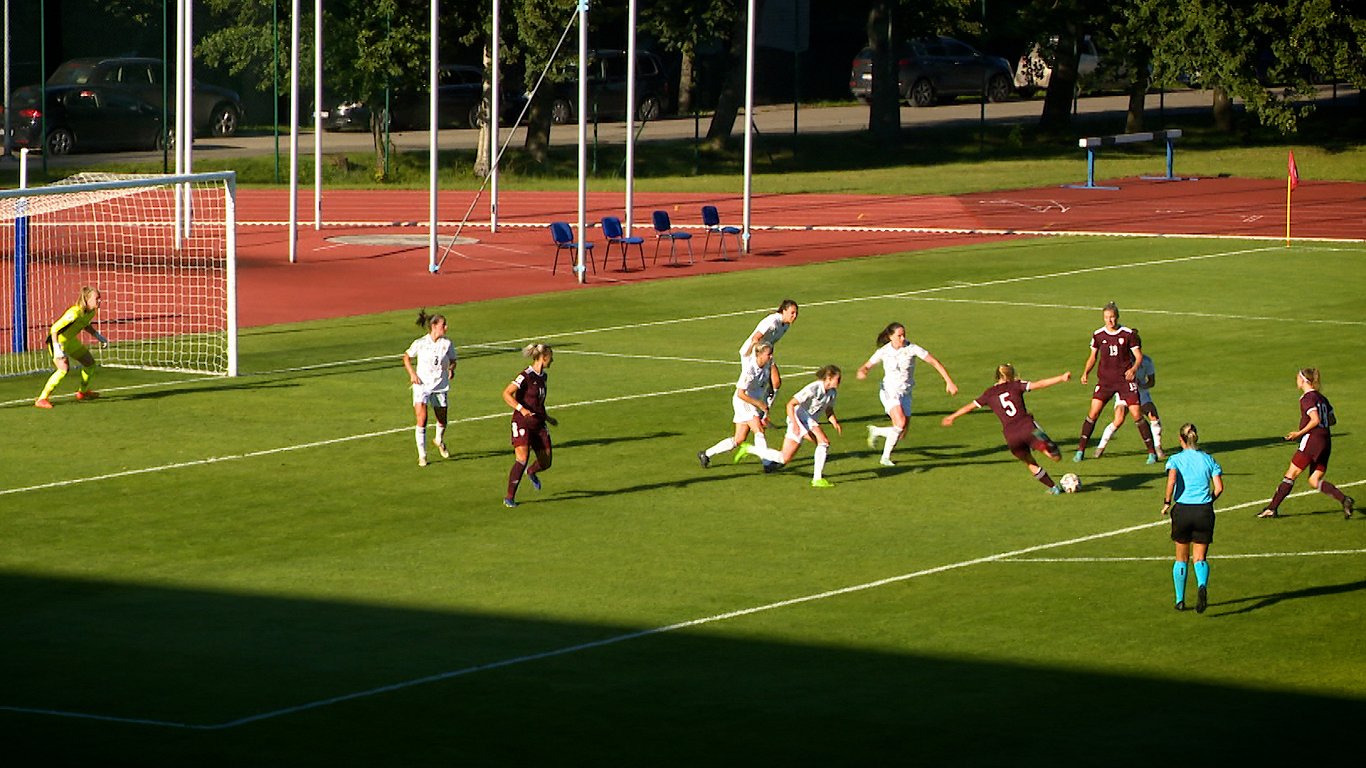 Latvisk kvinnefotballag taper i kampen mot Nord-Irland / Artikkel