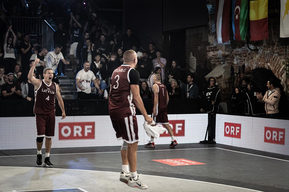 Latvijas 3x3 basketbolisti Eiropas kausa izcīņā