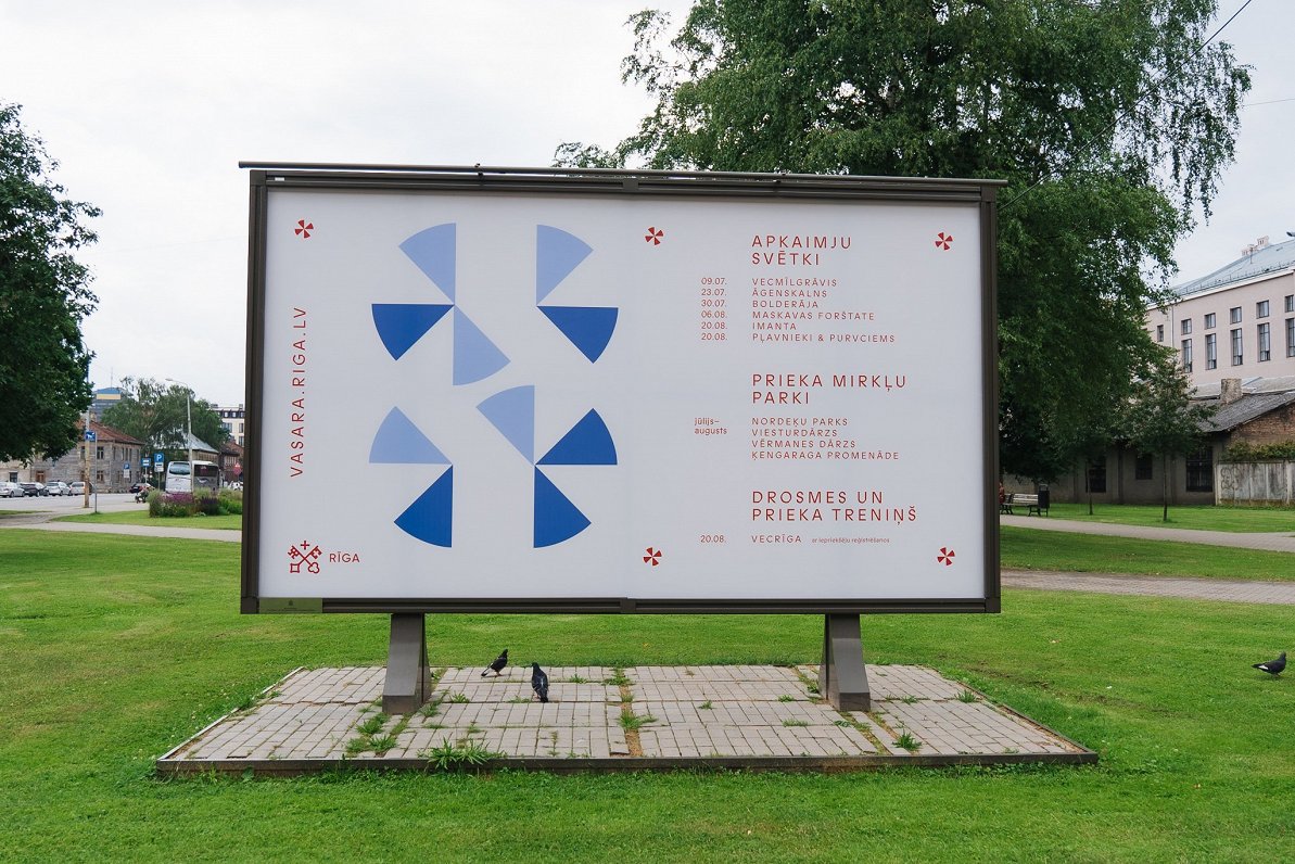 Rīgas vasaras kultūras programma pilsētvides noformējumā