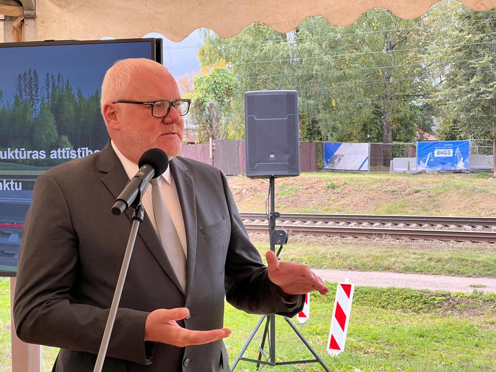 AS &quot;Latvijas dzelzceļš&quot; valdes priekšsēdētājs Māris Kleinbergs.