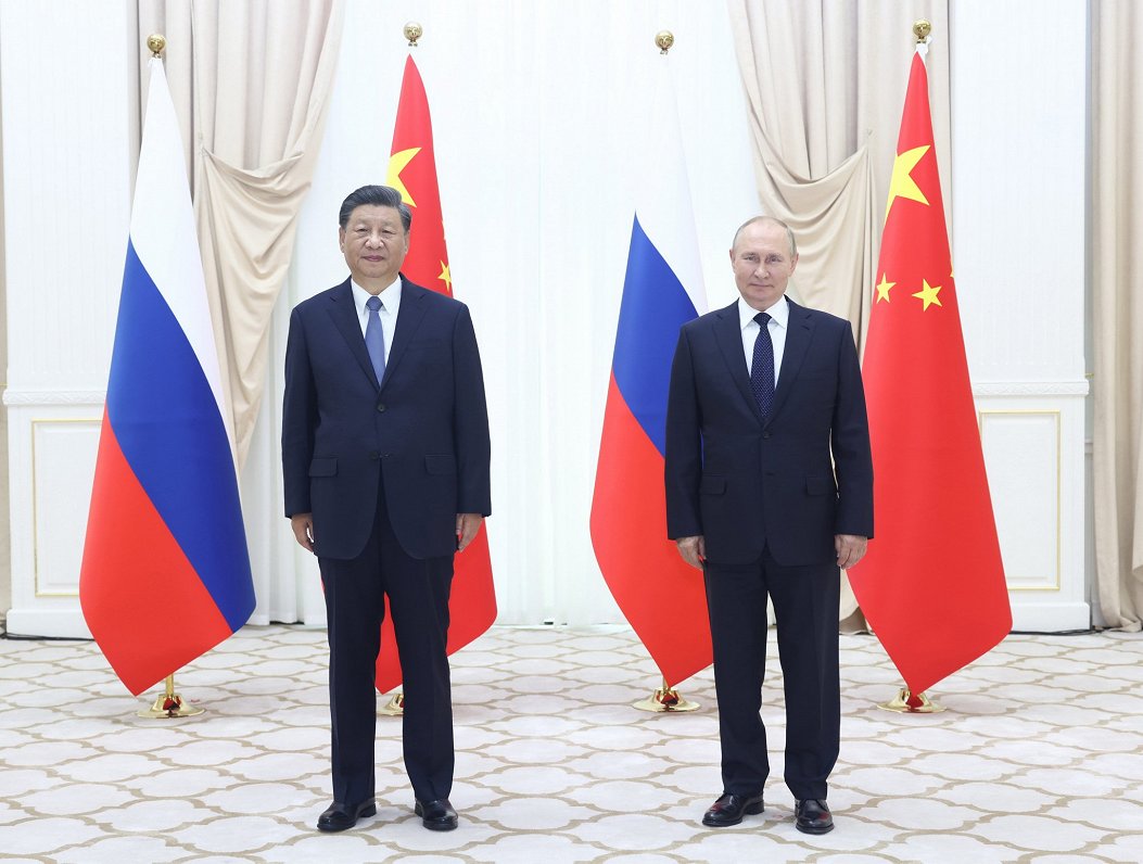 Krievijas un Ķīnas Tautas Republikas prezidentu Vladimira Putina un Sji Dziņpina tikšanās 15.09.2022...