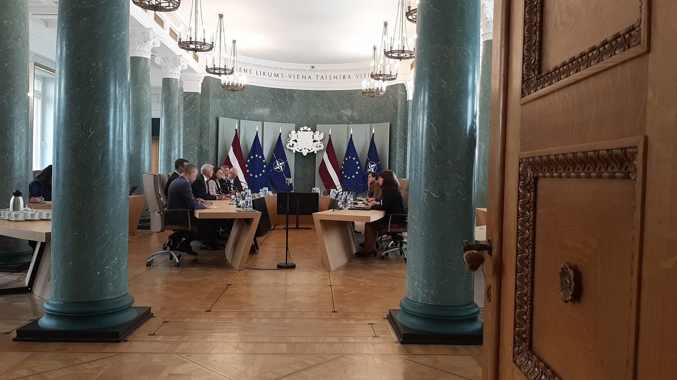 Valdības sarunas ar LIZDA pārstāvjiem. 2022. gada 16. septembris.
