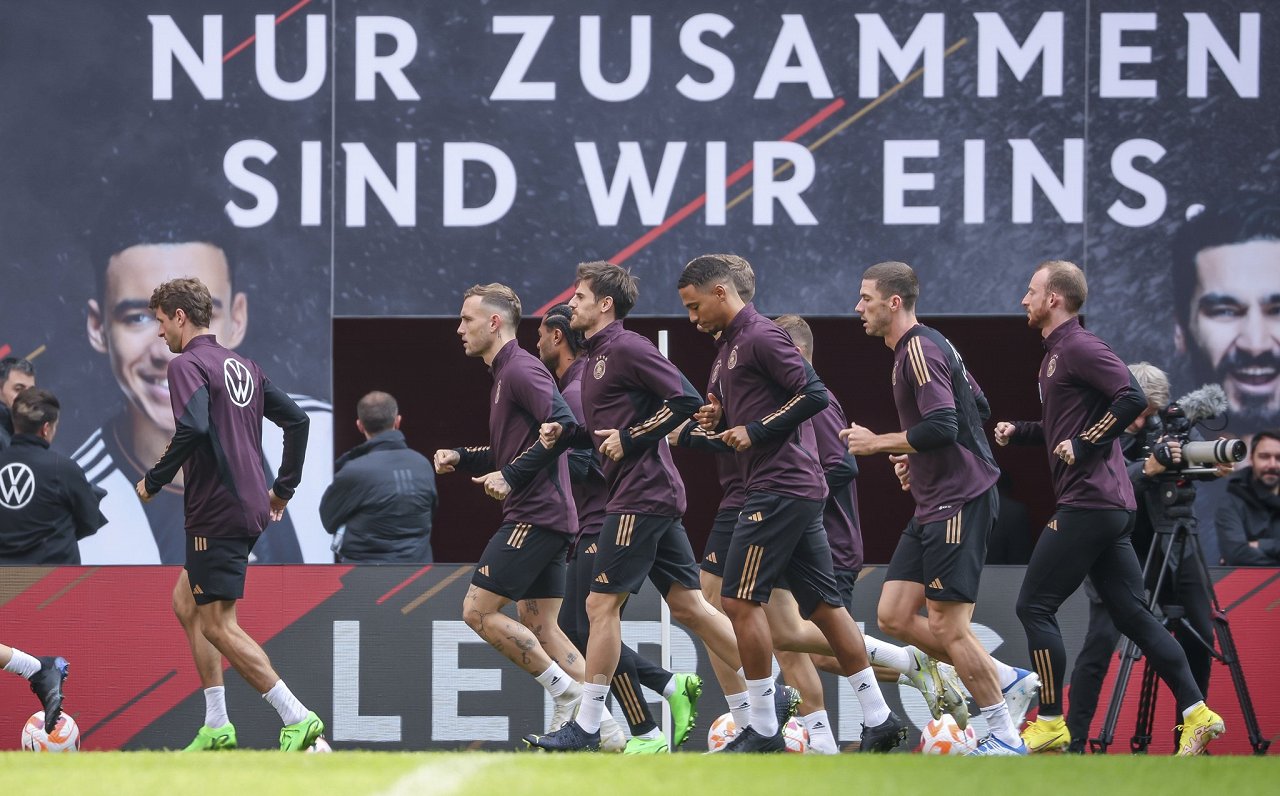 Vācijas futbola izlase treniņā
