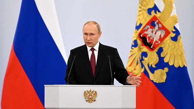 Putins parakstījis rīkojumu par okupēto Ukrainas apgabalu iekļaušanu Krievijas sastāvā