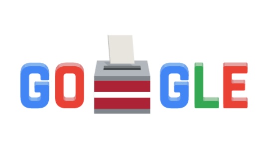 Google election day graphic